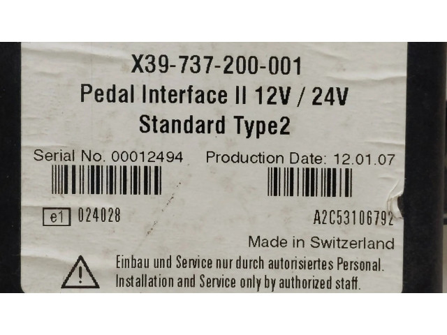 Блок управления X39737200001, 00012494   Citroen Jumper