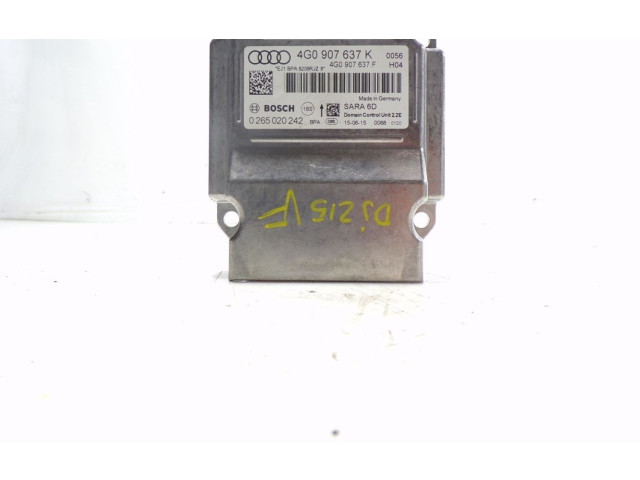 Блок подушек безопасности 4G0907637K, 4G0907637K   Audi A7 S7 4G
