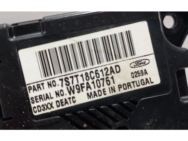 Блок управления климат-контролем 7S7T18C612AD   Ford S-MAX