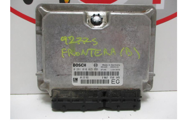 Řídící jednotka 93186860, 93186860   Opel Frontera B 2000