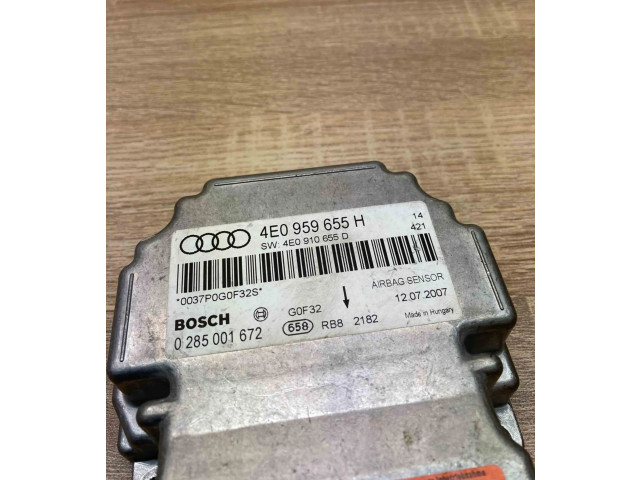 Блок подушек безопасности 4E0959655H, 4E0910655D   Audi A8 S8 D3 4E