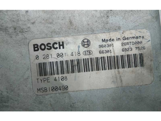 Řídící jednotka MSB100490, 43762   Rover Rover 1995