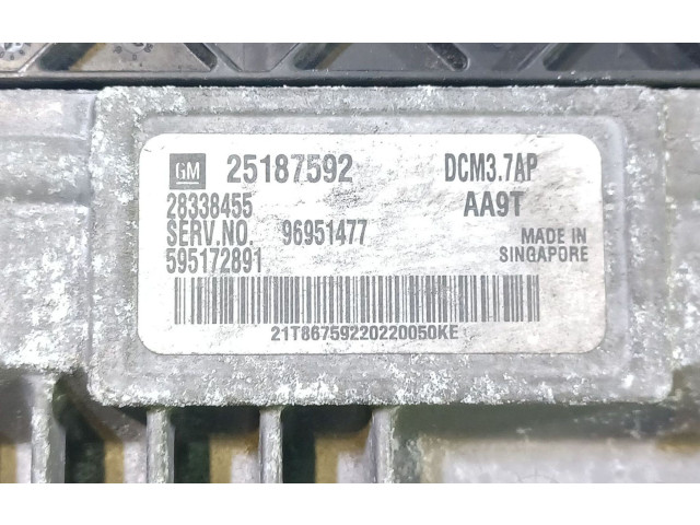 Řídící jednotka 25187592, 28338455   Chevrolet Captiva 2012