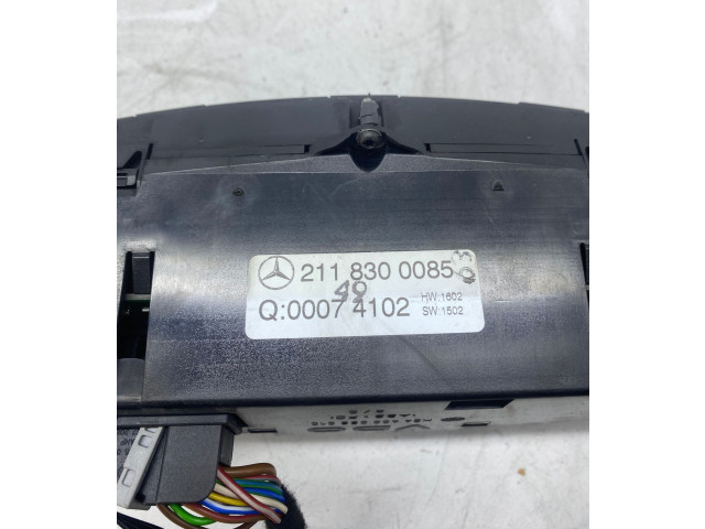 Блок управления климат-контролем 2118300085, 00074102   Mercedes-Benz E W211