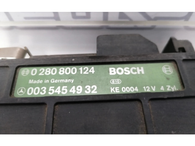 Řídící jednotka 0280800124, 0035454932   Mercedes-Benz 190 W201 
