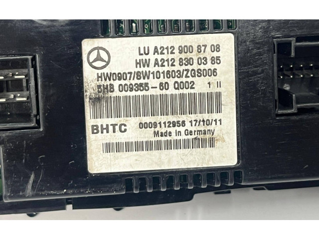 Блок управления климат-контролем A2129008708, 5HB00935560   Mercedes-Benz E C207 W207