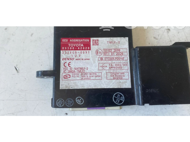 Блок комфорта 89300-42020, 2ADFHV   Toyota RAV 4 (XA40)   