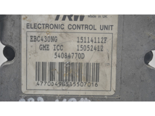 Jednotka ABS 12773676, 15052412   Opel Vectra C 2007