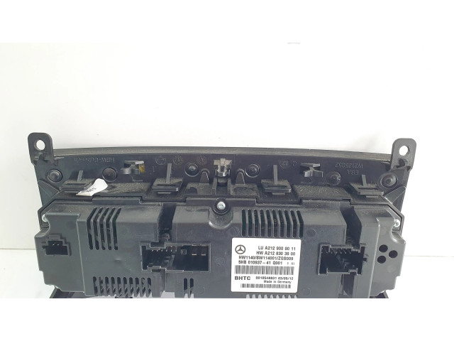 Блок управления климат-контролем A2129009011, A2128303900   Mercedes-Benz E W212