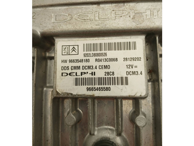Řídící jednotka 9665465580, 9663548180   Peugeot 407 2008