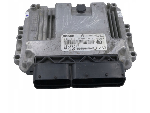 Řídící jednotka 51906715, 0281017784   Alfa Romeo Giulietta 2011