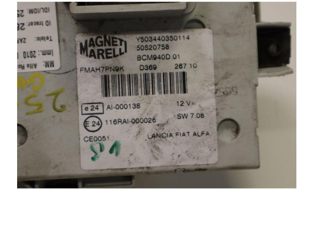 Блок предохранителей 50520758   Alfa Romeo Giulietta    