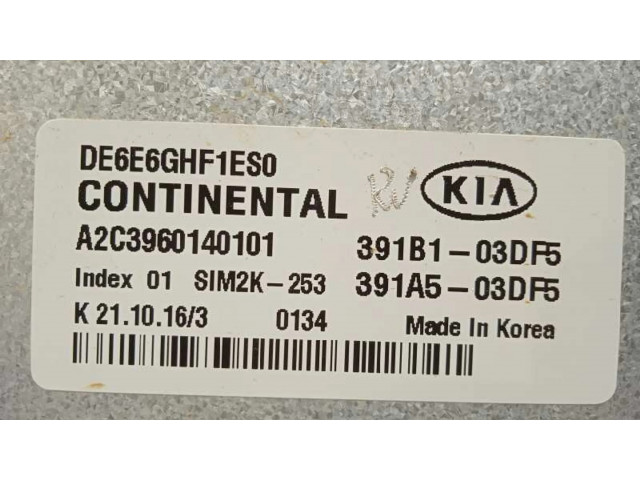 Блок управления двигателя 391A503DF5, A2C3960140101   KIA Niro