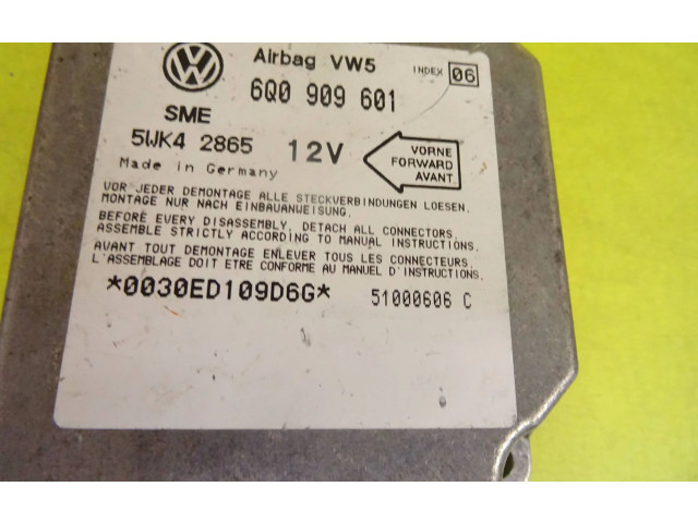 Блок подушек безопасности 6Q0909601, 5WK42865   Volkswagen Lupo