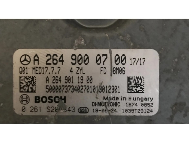 Řídící jednotka A2649000700, A2649011900   Mercedes-Benz C W205 2019