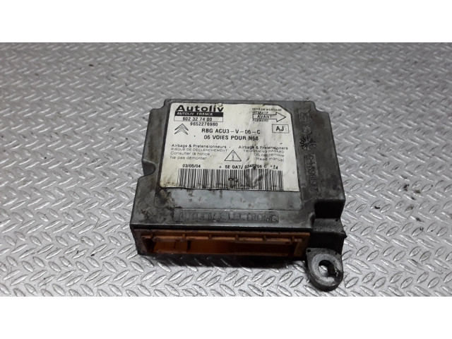 Блок подушек безопасности 602327400, 9652276980   Citroen Xsara Picasso