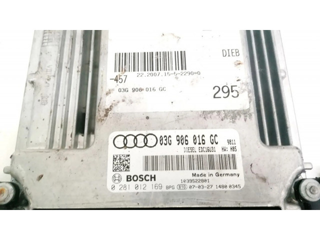 Блок управления двигателя 03G906016GC   Audi A6 S6 C6 4F