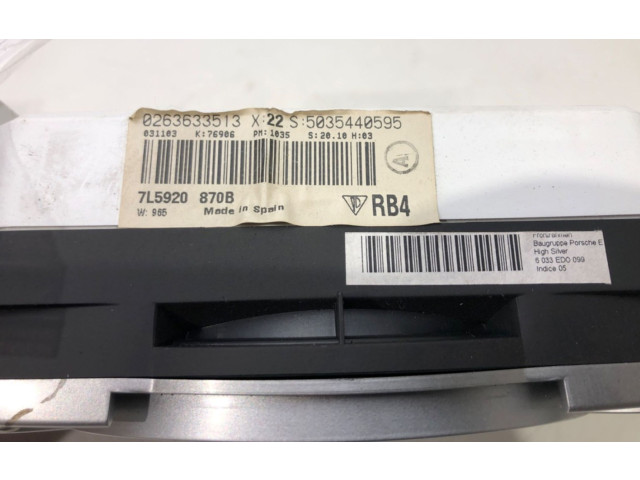 Панель приборов 7L5920870B   Porsche Cayenne (9PA)       