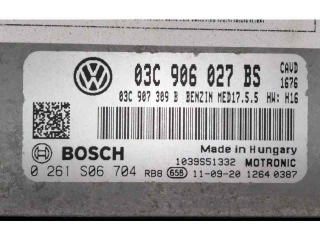 Блок управления двигателя 03C906027BS   Volkswagen Scirocco