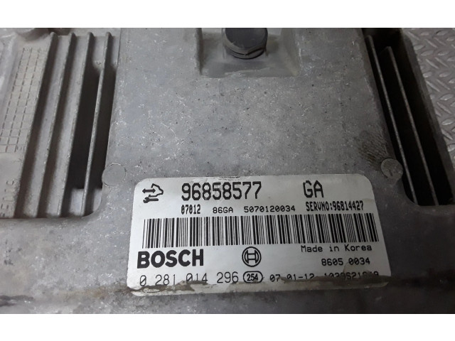 Řídící jednotka 96858577GA, 0281014296   Chevrolet Captiva 2007