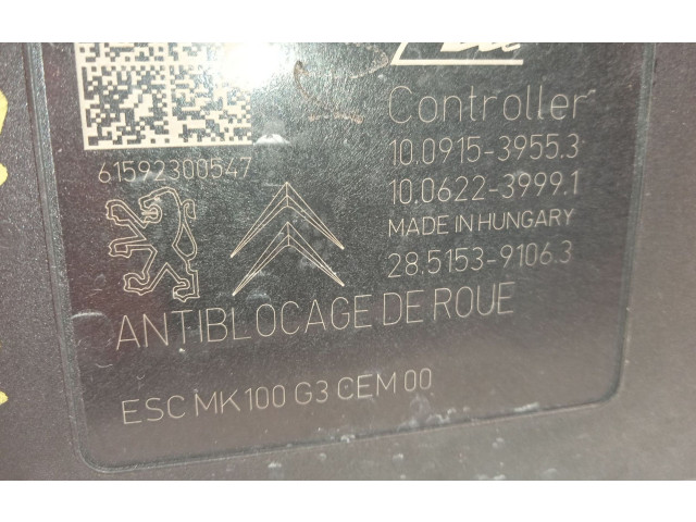 Jednotka ABS 9812847880, 28515391063   Peugeot 2008 I 2016