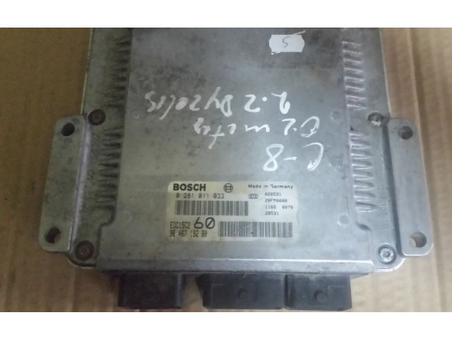 Řídící jednotka 0281011033, 9646719280   Citroen C8 2002