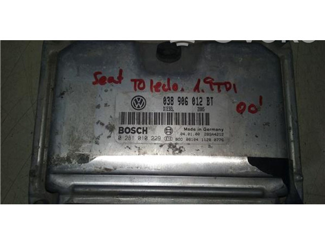 Блок управления 038906012BT, 0281010229   Seat Toledo II (1M)