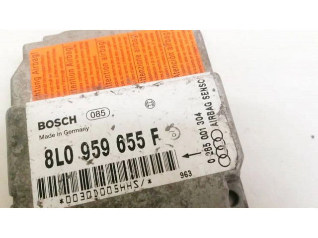 Блок подушек безопасности 8L0959655F, 0285001304   Audi A3 S3 8L