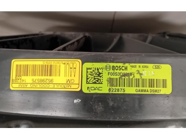 Комплект радиатора 95298575, 95298575   Opel Mokka 2012