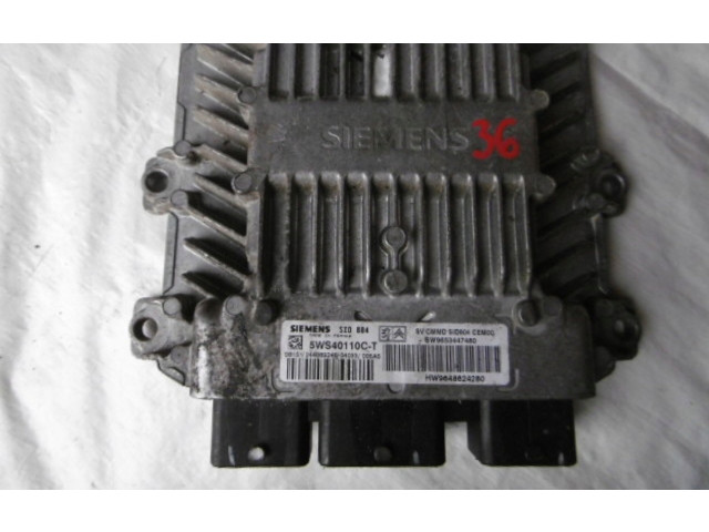 Řídící jednotka 9648624280, 5WS40110CT   Peugeot 1007 2005