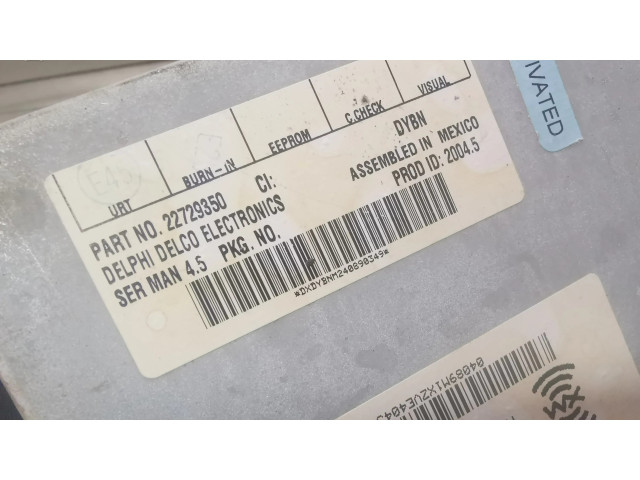 Блок управления 21997922, 22729350   Chevrolet Equinox