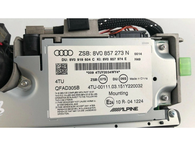 Дисплей    8V0857273N, 8V0957974E   Audi A3 S3 8V