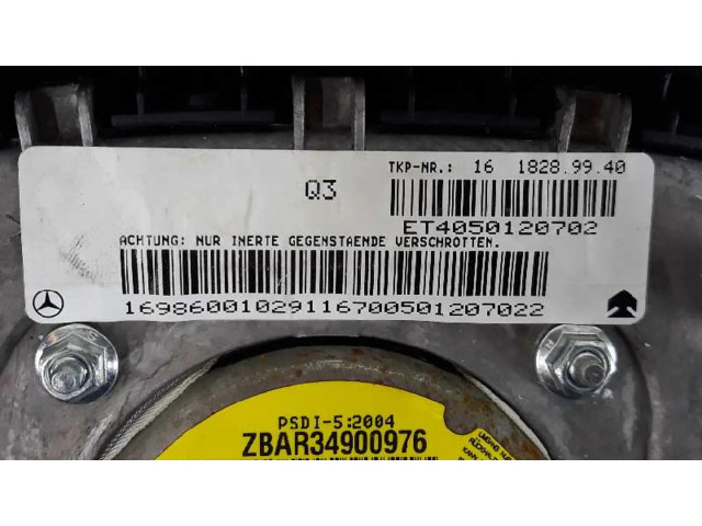 Подушка безопасности водителя A0008607403   Mercedes-Benz A W169