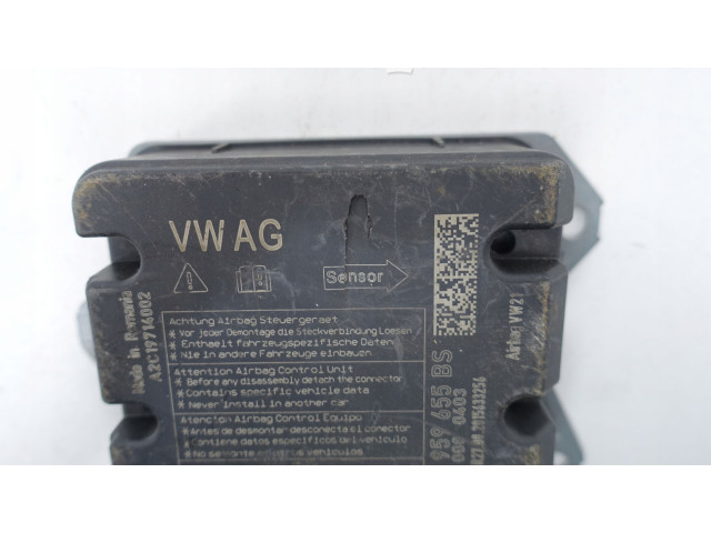 Блок управления надувных подушек MODUŁ SENSOR AIR BAG VW GOLF 5Q0959655BS   Volkswagen Golf VIII   