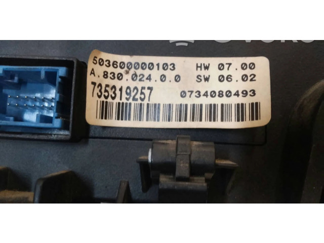 Блок управления климат-контролем 735319257   Fiat Stilo