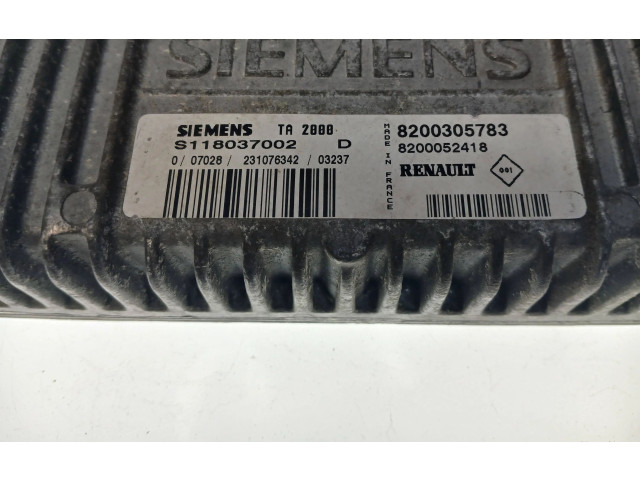 Блок управления коробкой передач 8200305783, 8200052418   Renault Clio II