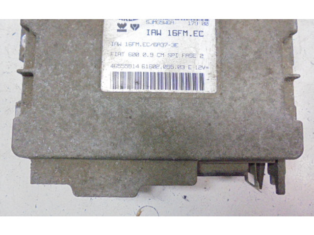 Блок управления двигателем ECU Fiat Seicento/600  1997 - 2010 года 46555914, 46555914      