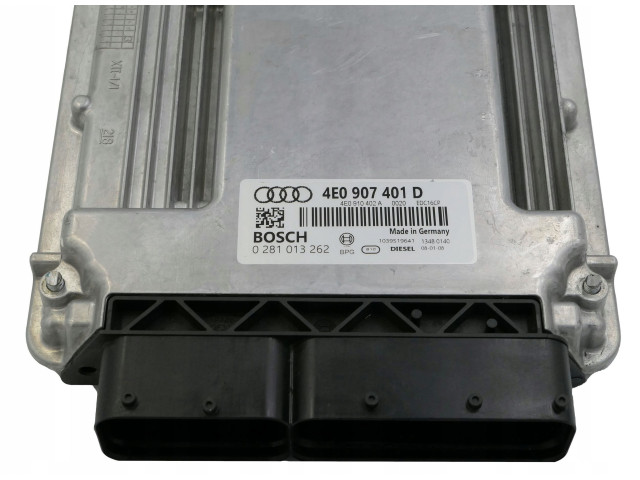 Řídící jednotka 4E0907401D, 0281013262   Audi A8 S8 D3 4E 2009