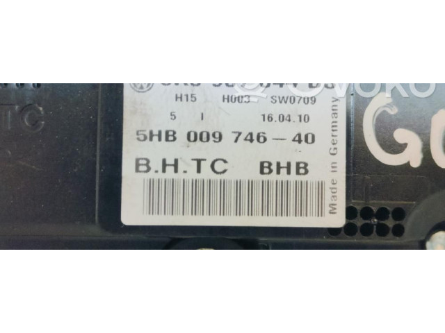 Блок управления климат-контролем 5K0907044BS   Volkswagen Golf VI