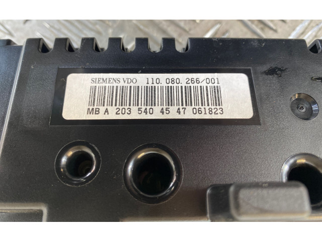 Řídící jednotka A2035404547, 110080266001   Mercedes-Benz C W203 2005