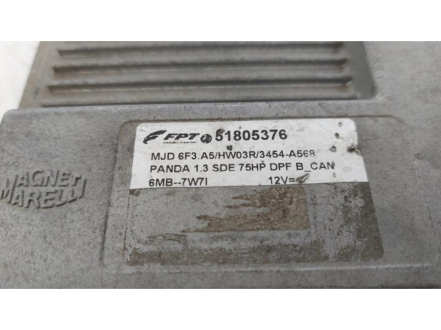 Блок управления двигателя 51805376   Fiat Panda III