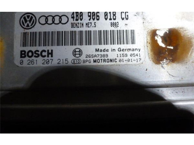 Řídící jednotka 4B0906018CG, 261207215   Audi A6 S6 C5 4B 2001