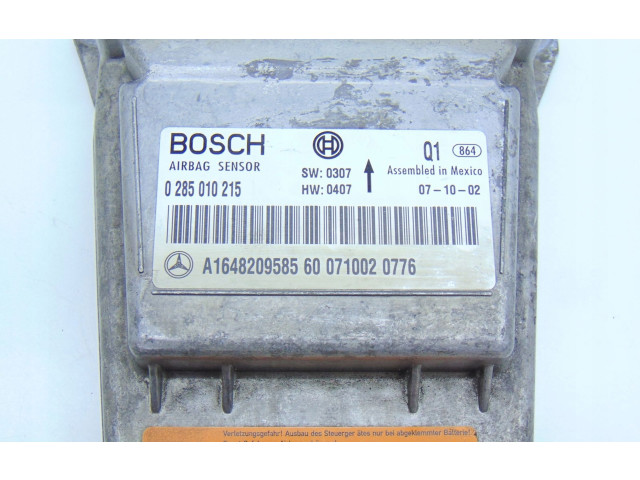 Блок подушек безопасности A1648209585   Mercedes-Benz ML W164