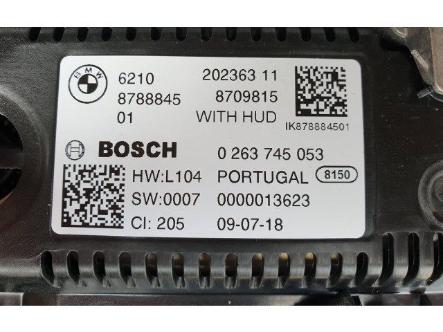 Přístrojová deska  BMW 3 G20 G21 2020 8788845, 0000013623  