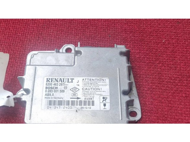 Блок подушек безопасности 8200463297, 0285001509   Renault Modus