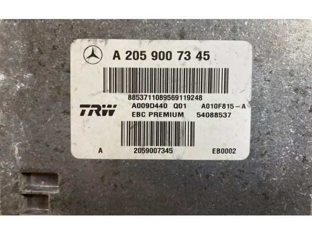 Jednotka ABS A2059007345, 54088537   Mercedes-Benz C W205 2020