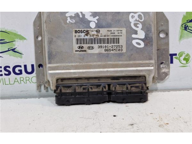 Řídící jednotka 3910127253, 281011635   Hyundai Santa Fe 2004