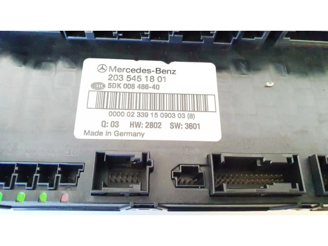 Блок комфорта 2035451801, 5dk008486-40   Mercedes-Benz C W203   