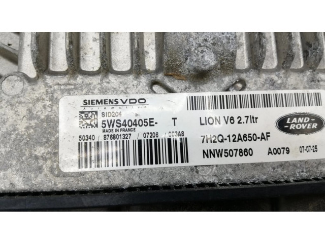 Блок управления двигателя 7H2Q12A650AF, NNW507860   Land Rover Discovery 3 - LR3