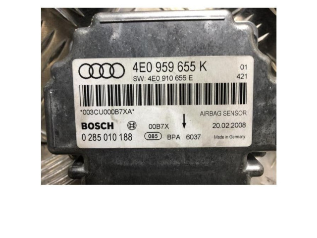 Блок подушек безопасности 4E0959655K, 4E0959655K   Audi A8 S8 D3 4E